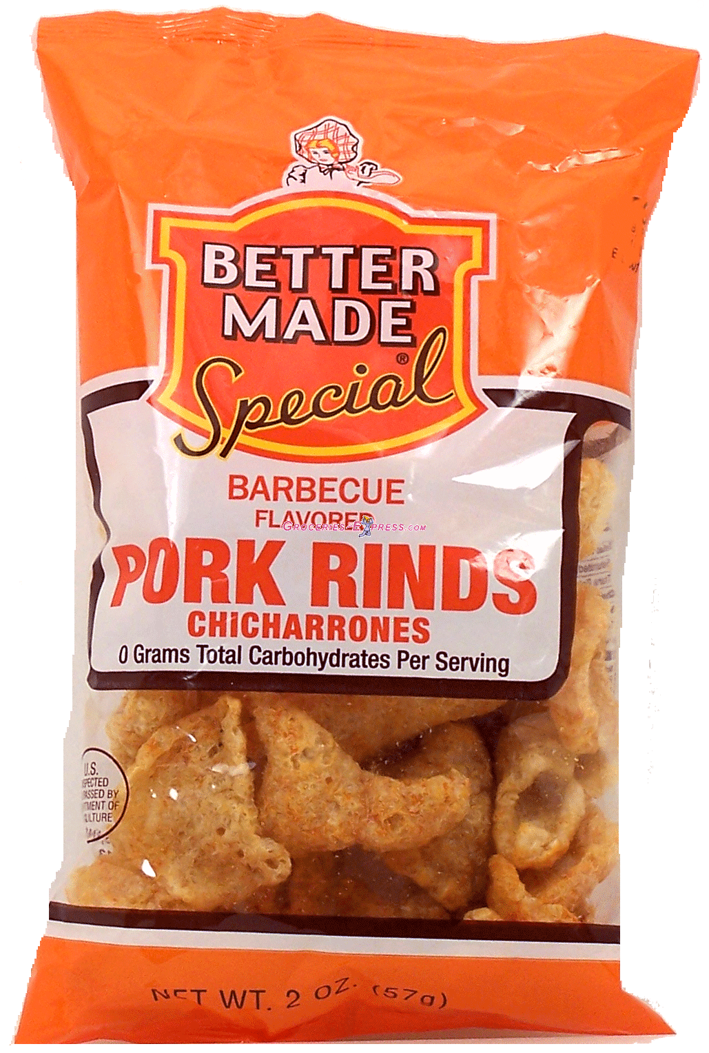 Better Made  barbecue flavored pork rinds, chicharrones Full-Size Picture